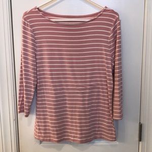 A New Day stretch Knit 3/4 Sleeve Top